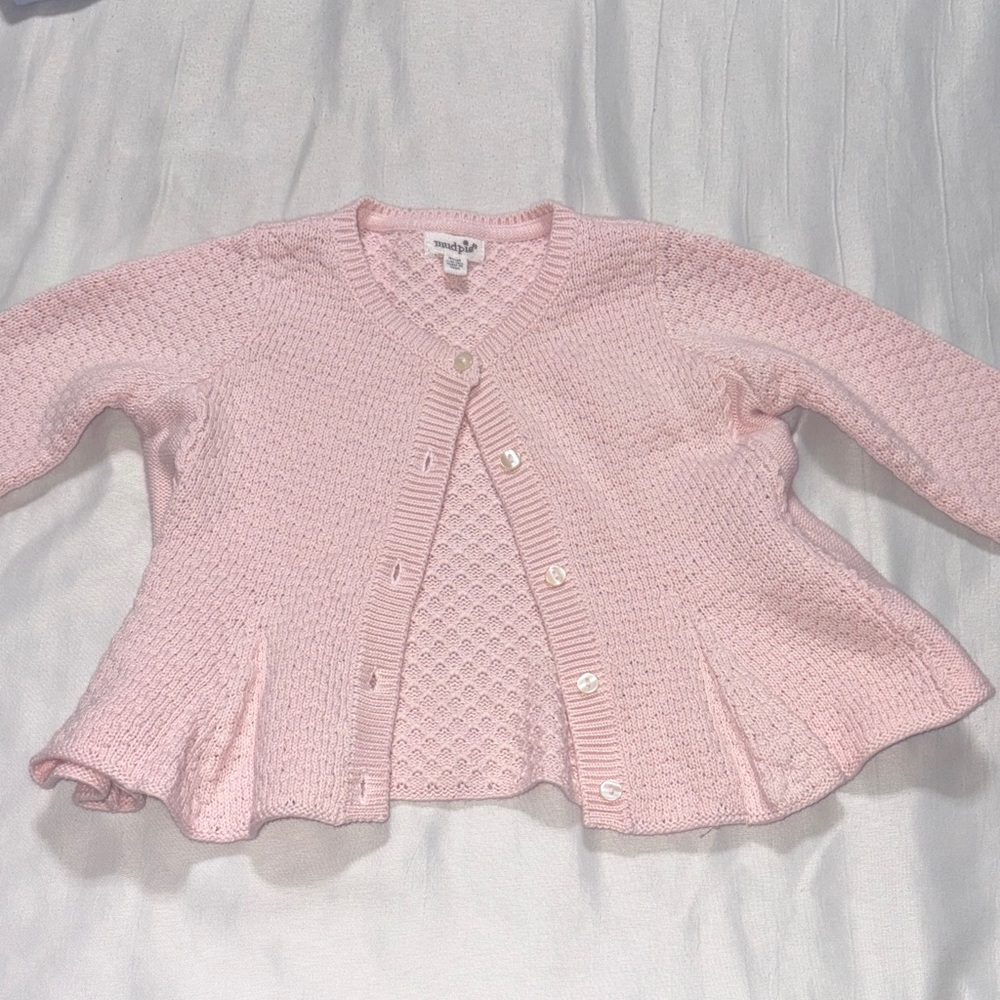 Pink Knit Cardigan